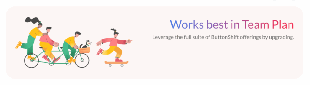 An image representing team in Tandem with ButtonShift's Team Plan