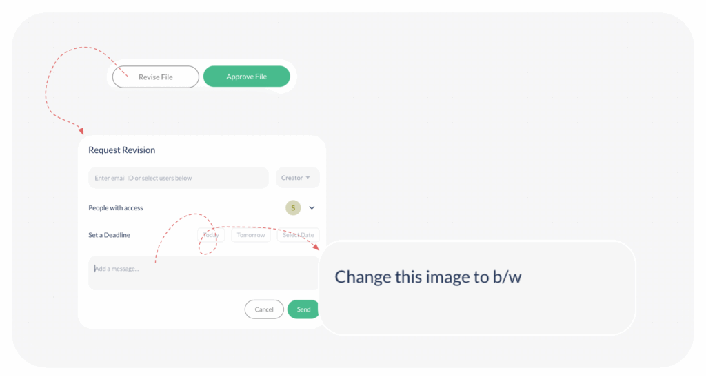 Adding generic feedback on a file in ButtonShift
